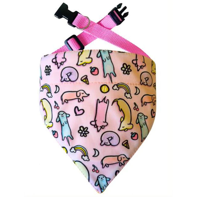 BY SIMONA BANDANA CLASICA ROSADA PERRITOS M