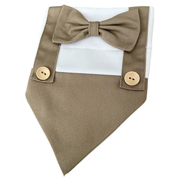 BY SIMONA BANDANA SMOKING BEIGE XS