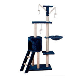 RASCADOR TIPO ARBOL BLUE 50X35X140 CM.