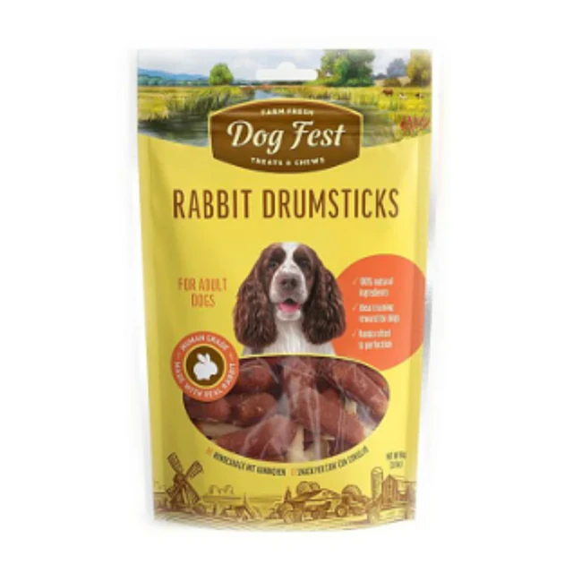 DOGFEST RABBIT DRUMSTICKS