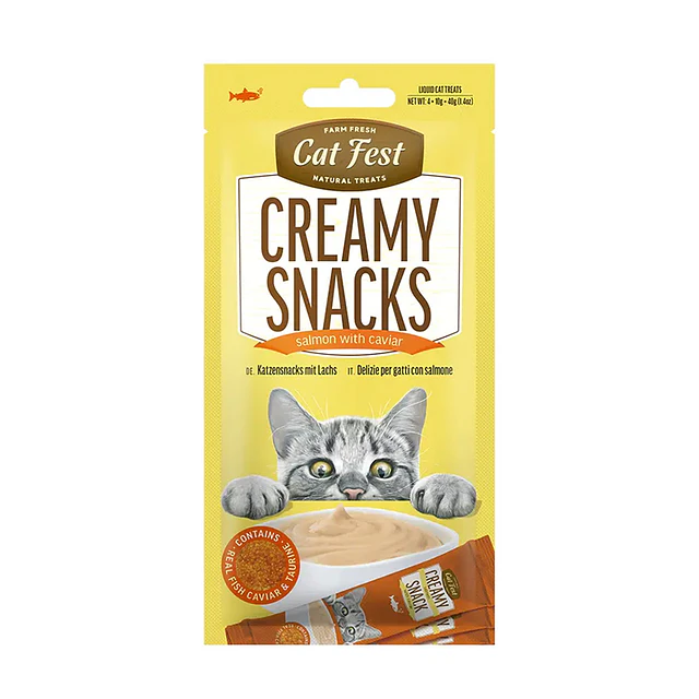 CATFEST CAVIAR SALMON 40GR