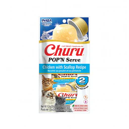 CHURU CAT POP AND SERVE POLLO/OSTIONES
