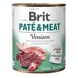 BRIT PATE & MEAT 800 GRS. LATA VENISON