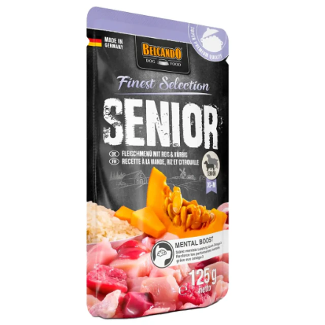 BELCANDO 125 GRS. POUCH SENIOR MENU DE CARNE