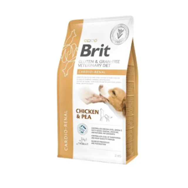 BRIT VETERINARY 2 KG. DOG CARDIO - RENAL