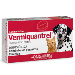 VERMIQUANTREL 50 MG X 1 COMP