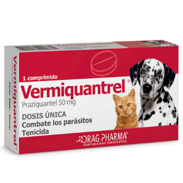 VERMIQUANTREL 50 MG X 1 COMP