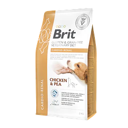 BRIT VETERINARY 2 KG. DOG CARDIO - RENAL