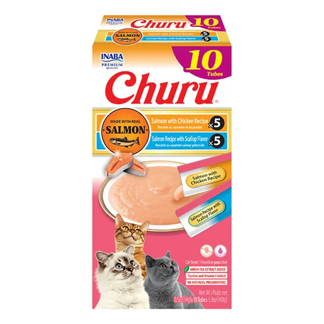 CHURU CAT SALMON/OSTIONES X 10 UND