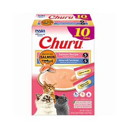 CHURU CAT SALMON/ATUN X 10 UND 