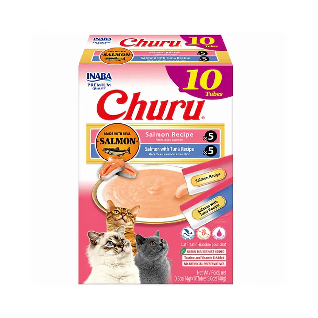 CHURU CAT SALMON/ATUN X 10 UND 