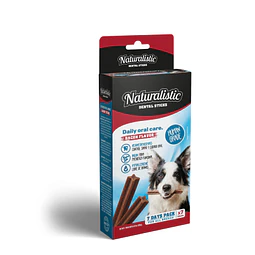 NATURALISTIC DENTAL STICK BACON FLAVOR, 7 UN, ALL BREEDS