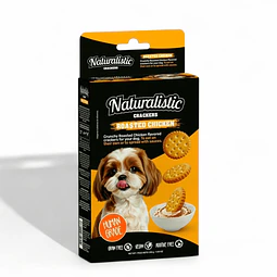 NATURALISTIC CRACKERS ROASTED CHICKEN 200 GRS
