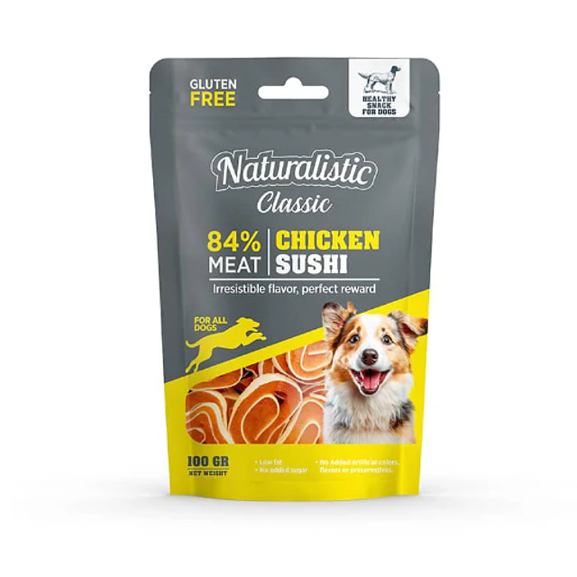 NATURALISTIC CLASSIC CHICKEN SUSHI 100 GRS