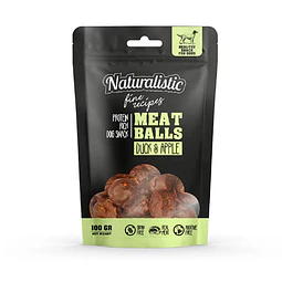 NATURALISTIC MEATBALLS DUCK AND APPLE 100 GRS