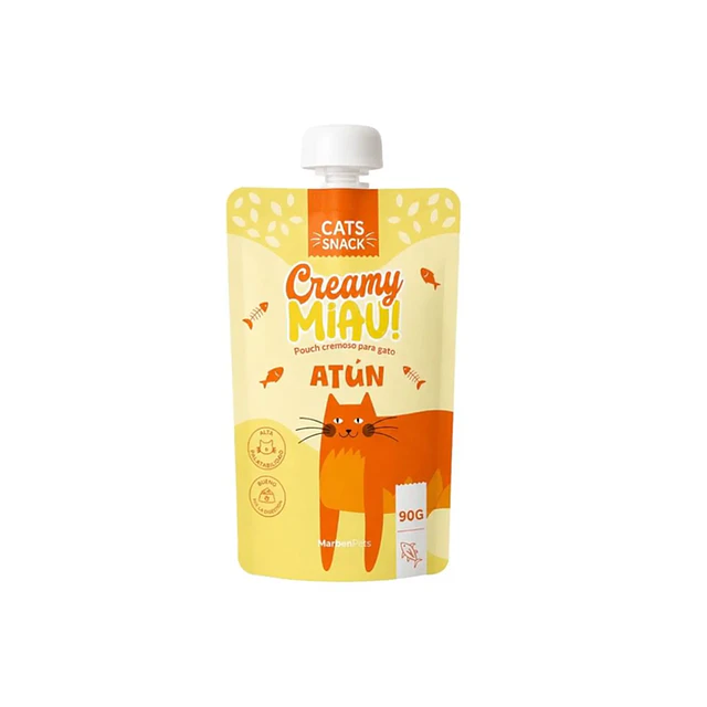 CATS SNACK CREAMY MIAU - ATUN 90 GR