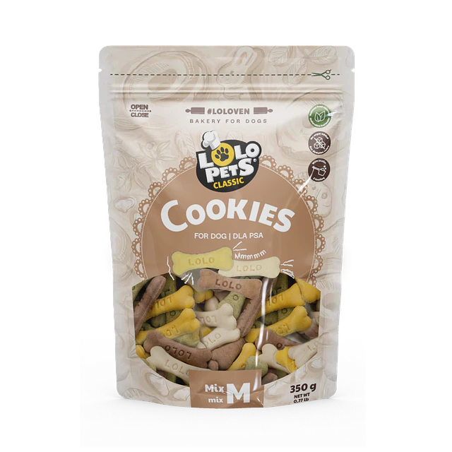 MP GALLETA HUESOS MIX SABORES M 350 GR