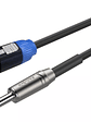 Cable Speakon 10M 4 Polos a Plug 6.3mm Mono - ROXTONE - Miniatura 1