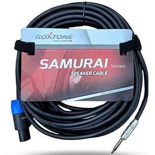 Cable Speakon 10M 4 Polos a Plug 6.3mm Mono - ROXTONE