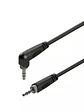 CABLE CONECTOR AUDIO 3.5mm STEREO EN ÁNGULO 3M ROXTONE - Miniatura 1