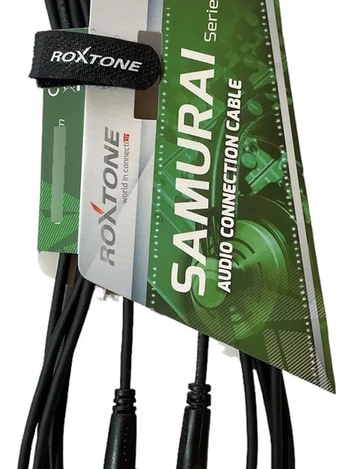 CABLE CONECTOR AUDIO 3.5mm STEREO EN ÁNGULO 3M ROXTONE 2