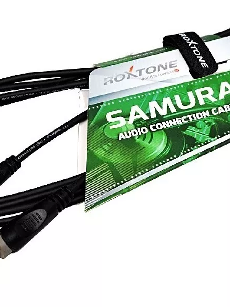 CABLE CONECTOR AUDIO 3,5mm-6,3mm STEREO 3M ROXTONE 2