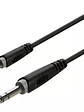 CABLE CONECTOR AUDIO 3,5mm-6,3mm STEREO 3M ROXTONE - Miniatura 1