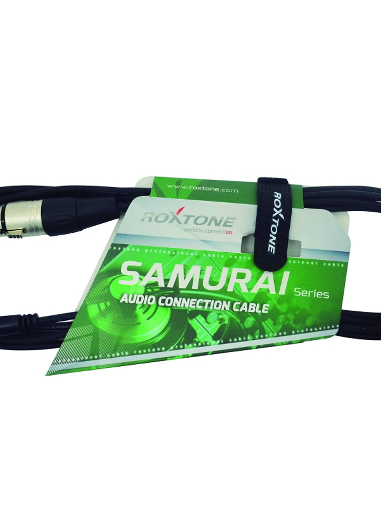 Cable 3,5mm plug a XLR hembra 3m ROXTONE 2