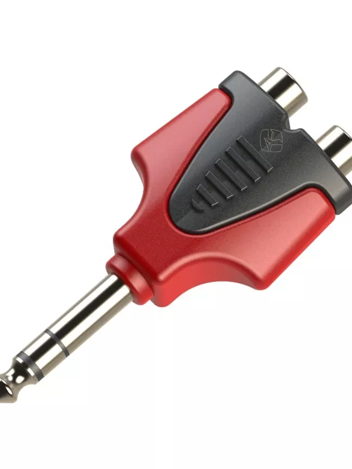 Adaptador 6,3mm stereo macho a 2 RCA hembra ROXTONE 1