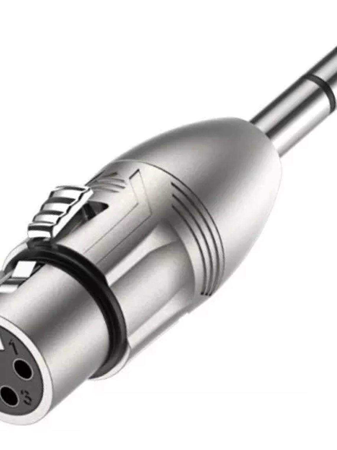 ADAPTADOR 6.3 mm Stereo macho - XLR hembra 1