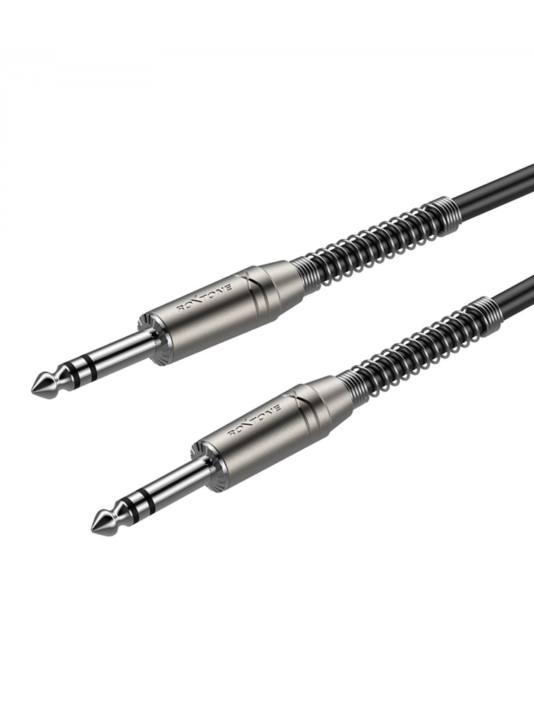 Cable 6,3mm stereo plug a plug 6m ROXTONE 1