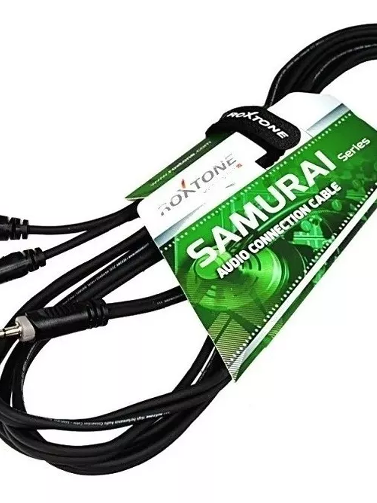 Cable 3,5mm stereo a 2 RCA macho 6m 2