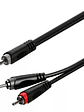 Cable 3,5mm stereo a 2 RCA macho 6m - Miniatura 1