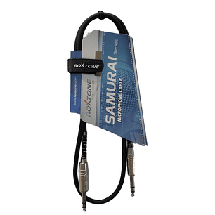 CABLE AUDIO 6,3mm ESTÉREO A 6,3mm ESTÉREO 1MT