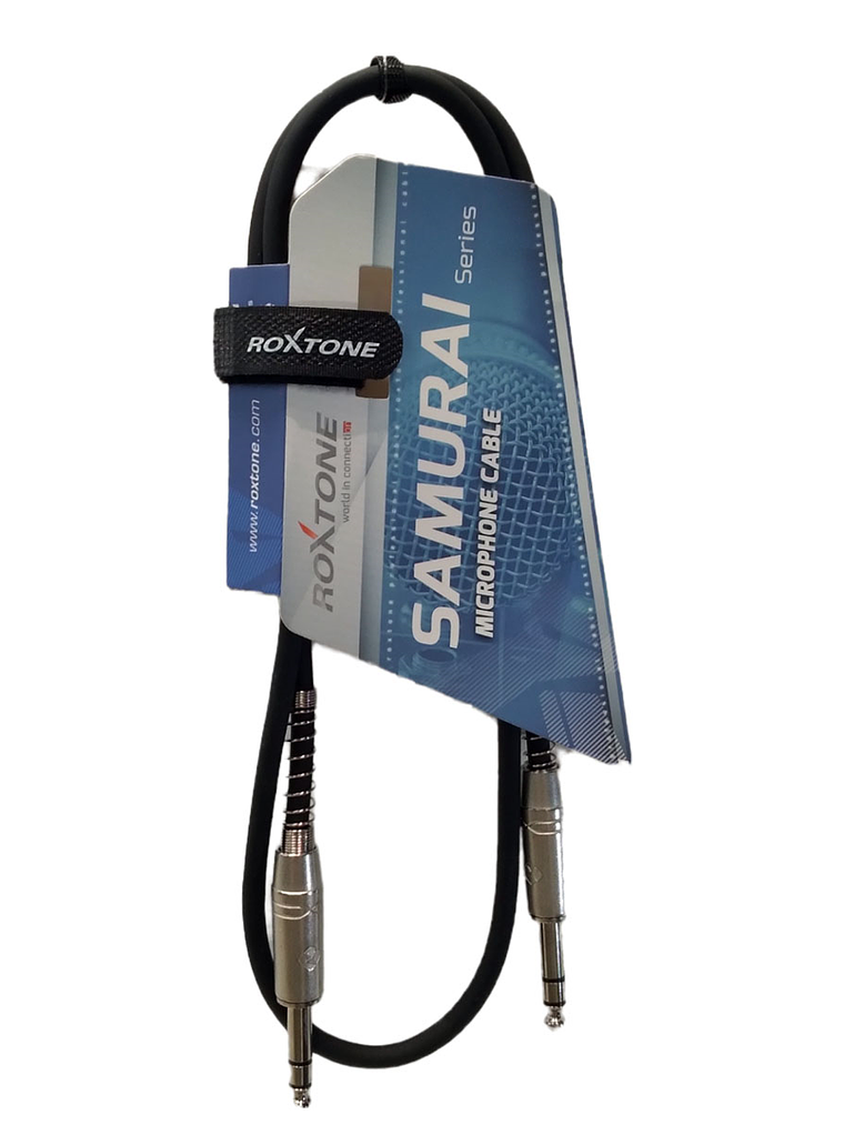CABLE AUDIO 6,3mm ESTÉREO A 6,3mm ESTÉREO 1MT 2