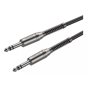 CABLE AUDIO 6,3mm ESTÉREO A 6,3mm ESTÉREO 1MT