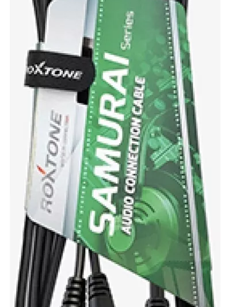 CABLE AUDIO 6,3mm ESTÉREO A 2x6,3mm MONO 5MT 2