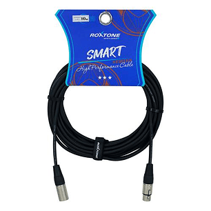 CABLE MICRÓFONO XLR MACHO A HEMBRA 10MT