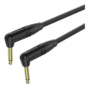 CABLE PEDAL 6,3mm MONO ÁNGULO A ÁNGULO      