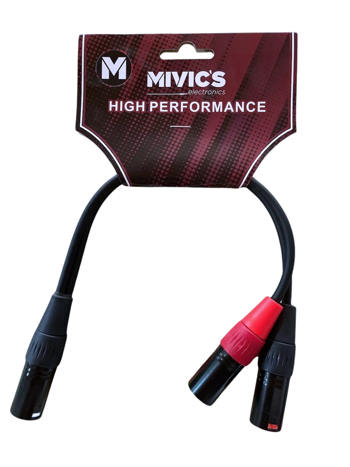 CABLE AUDIO 1 XLR MACHO A 2 XLR MACHO 1