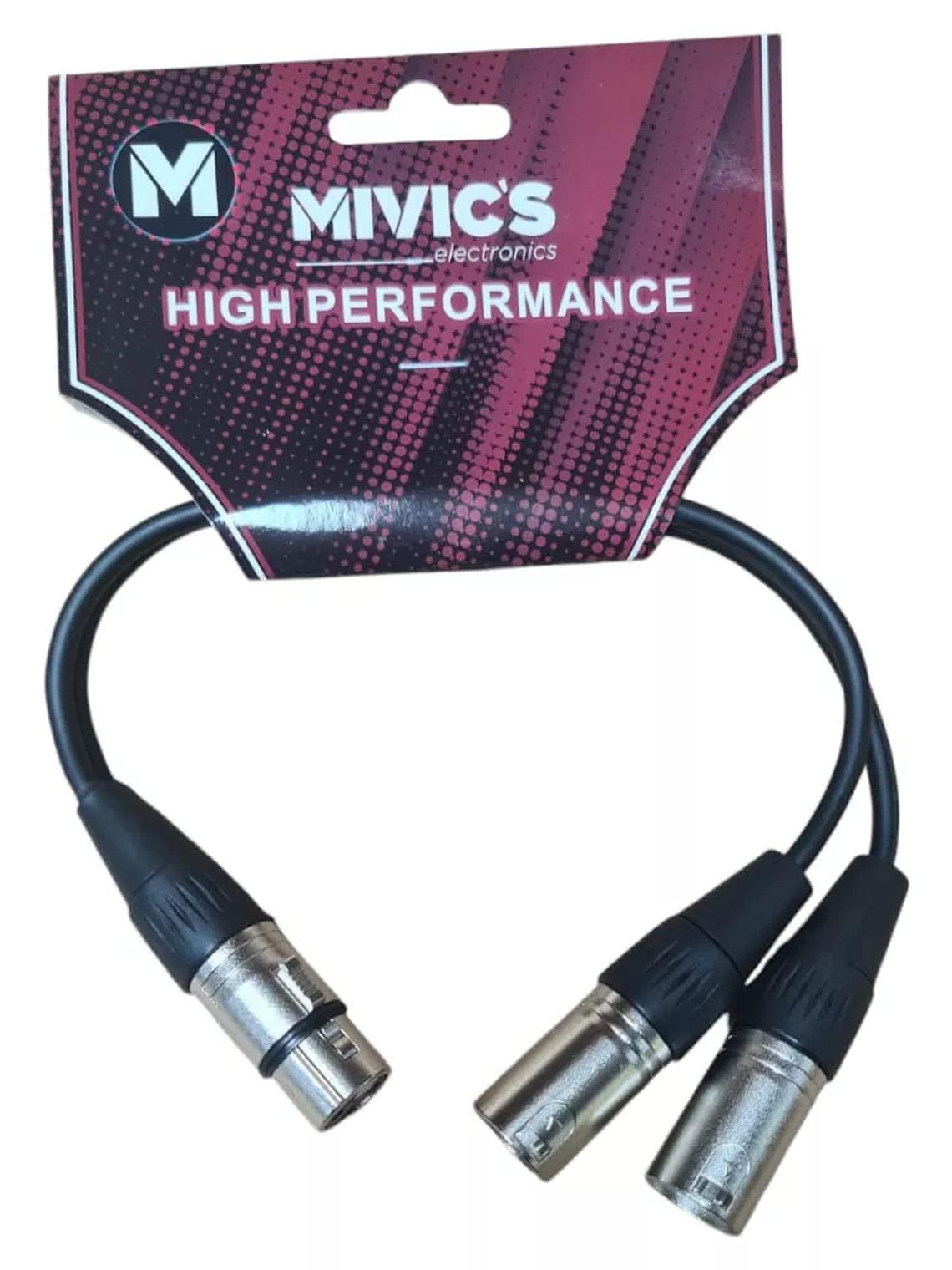 CABLE AUDIO 1 XLR HEMBRA A 2 XLR MACHO 1