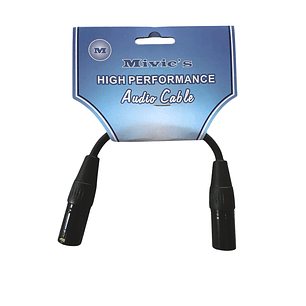 CABLE AUDIO XLR MACHO A XLR MACHO