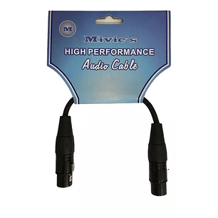CABLE AUDIO XLR HEMBRA A XLR HEMBRA