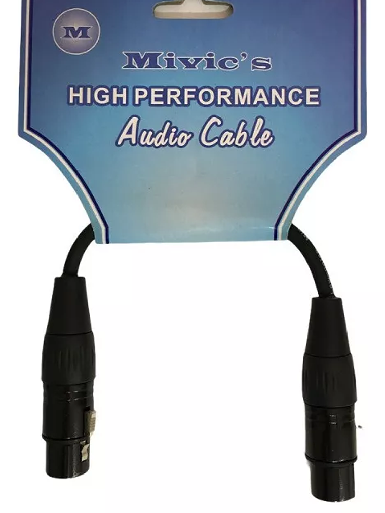 CABLE AUDIO XLR HEMBRA A XLR HEMBRA 1