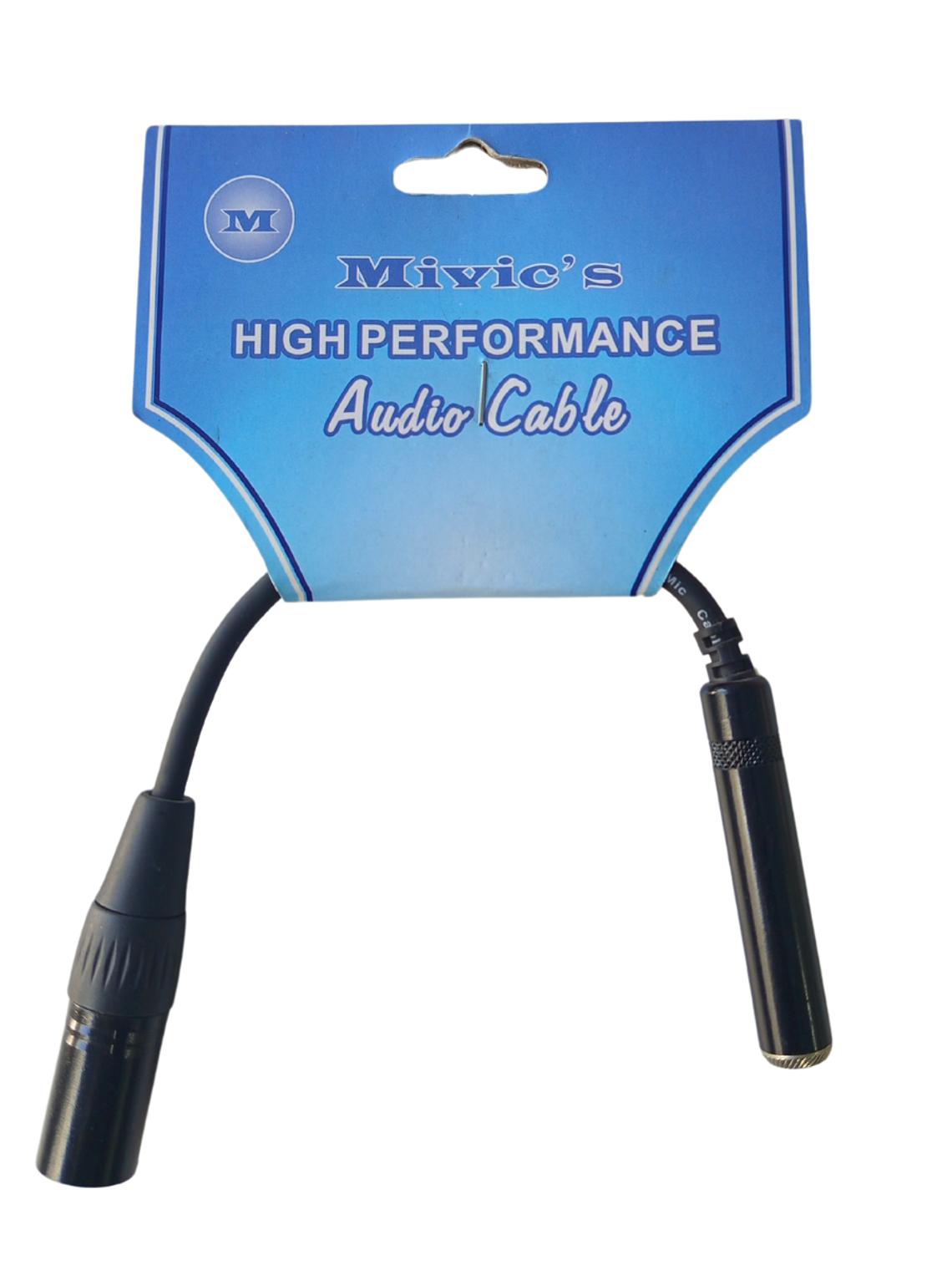 CABLE AUDIO XLR MACHO A TRS HEMBRA 6,3mm ESTÉREO 1