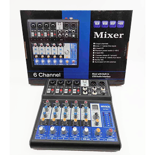 MEZCLADORA 6 CANALES. DSP. / Mivics