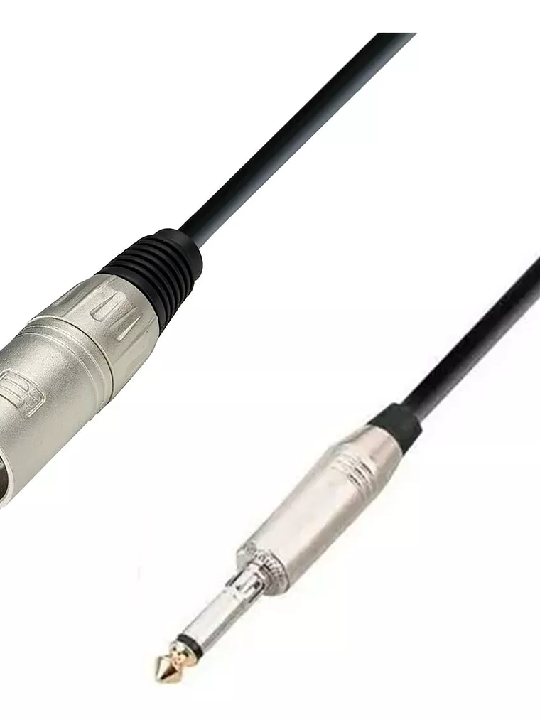 CABLE AUDIO 6,3mm MONO A XLR MACHO 6MT      1