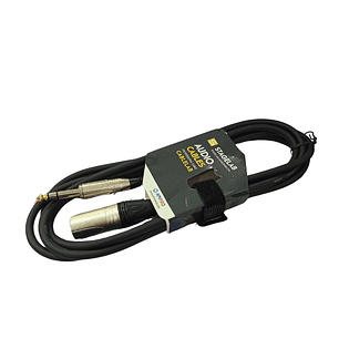 CABLE AUDIO 6,3mm TRS ESTÉREO A XLR MACHO 3MT 