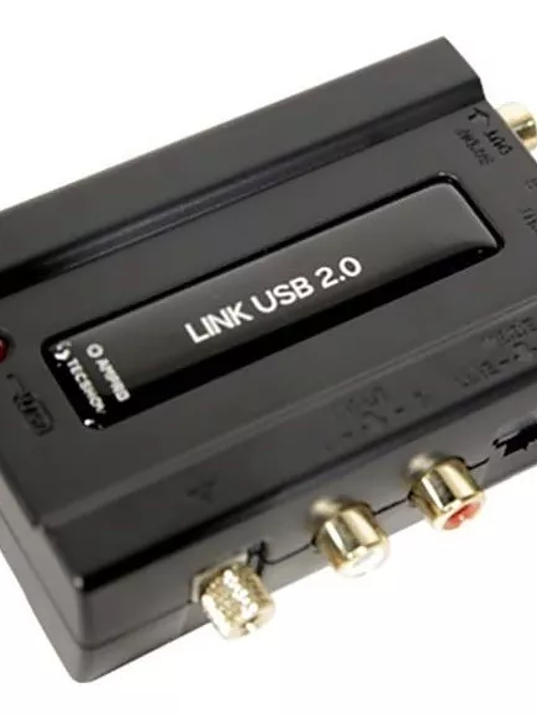 Placa De Audio Usb Rca  Tecshow Link Usb 2.0 / AMPRO 1