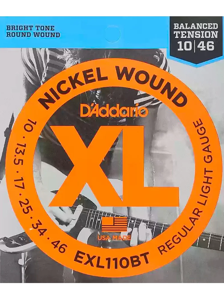 Daddario EXL110 BT Set de Cuerdas de Guitarra Eléctrica 10-46 1